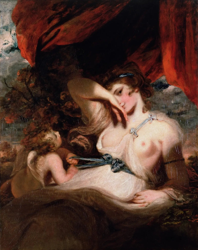 Værdighed, der løsner Venus' bælte - Joshua Reynolds