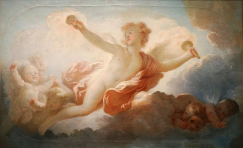 Kærligheden omfavner universet - Jean-Honoré Fragonard