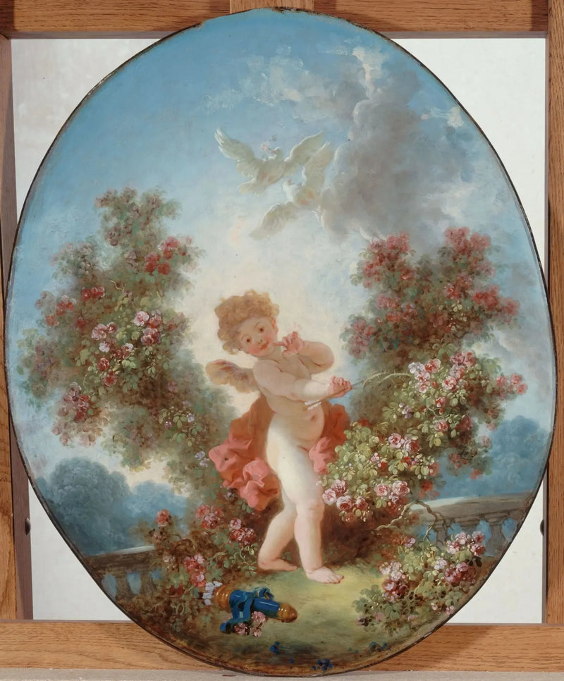 Kærlighed i vagtposten - Jean-Honoré Fragonard