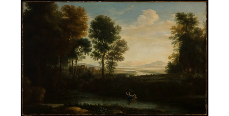 Kærlighed og Psyche - Claude Lorrain