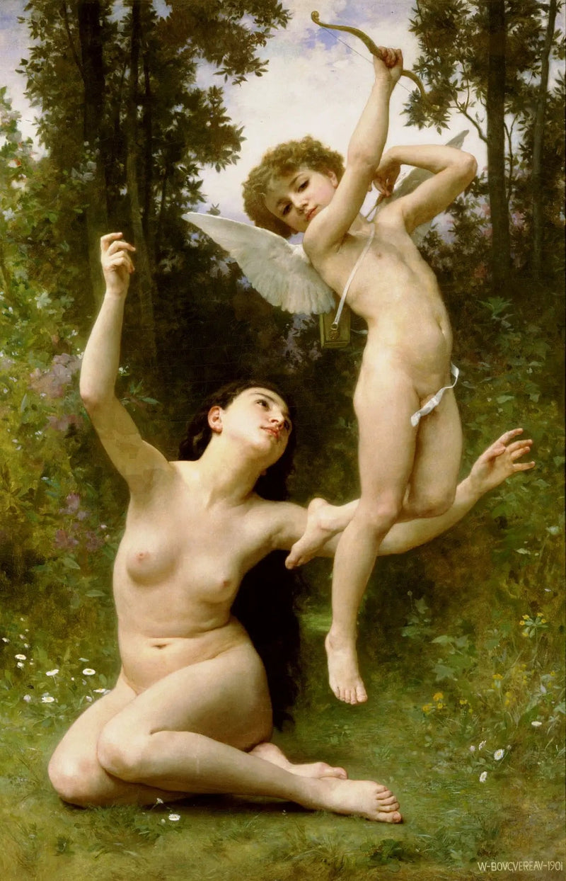 Kærligheden letter - Bouguereau