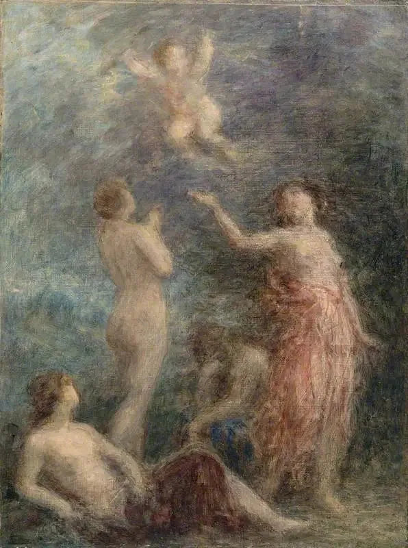 L'Amour vainqueur - Henri Fantin-Latour image 1 tableau peint à l’huile sur toile