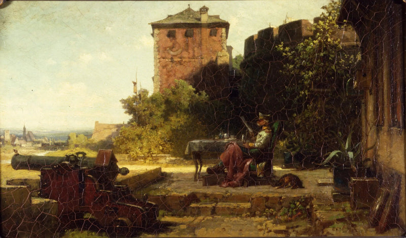 Den tidligere kommandant af fæstningen - Carl Spitzweg