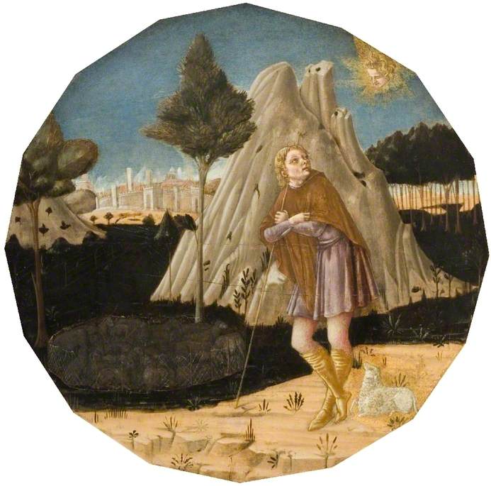 Englen dukker op hos Joachim - Matteo di Giovanni