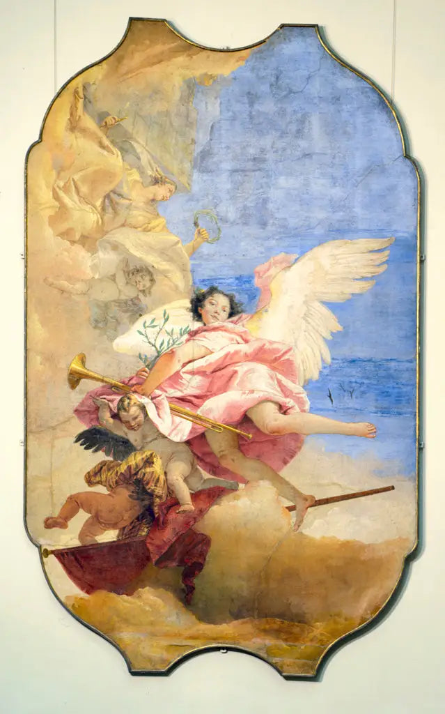 Englen af berømmelse - Giovanni Battista Tiepolo