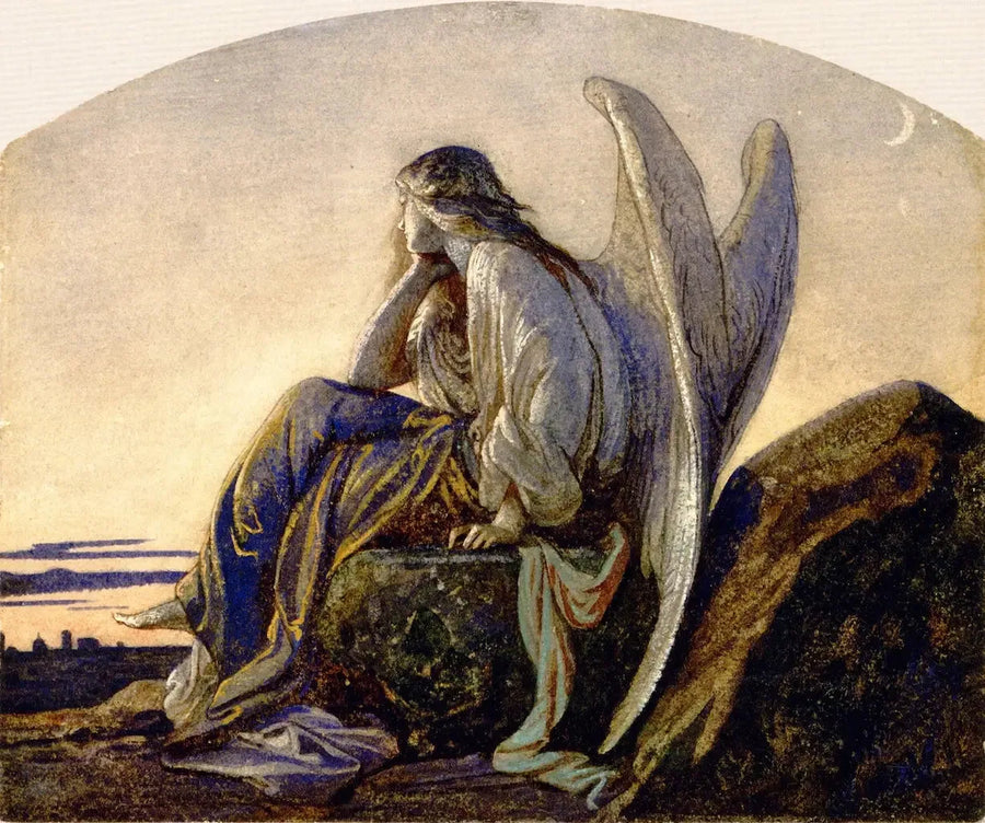 Aftenenglen, der vogter over en by - Alexandre Cabanel