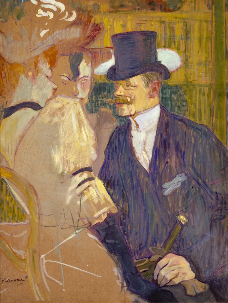Den engelske mand ved Moulin-Rouge - Henri de Toulouse-Lautrec