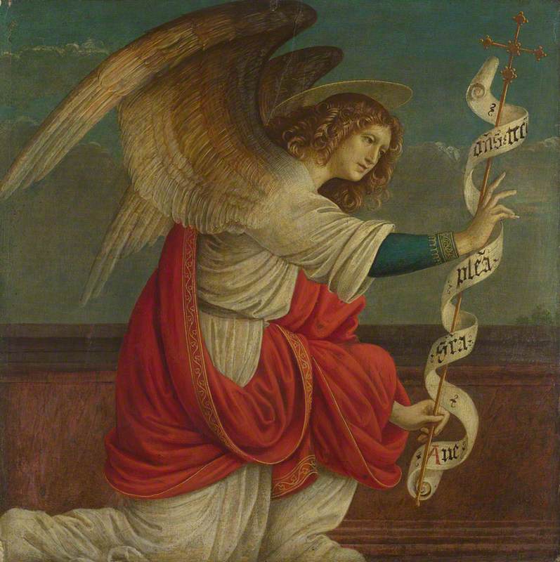 Annonceringen: Englen Gabriel - Gaudenzio Ferrari