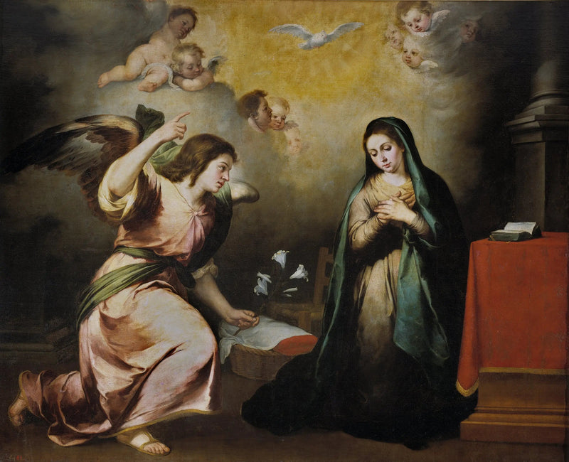 Annonceringen - Bartolomé Esteban Murillo
