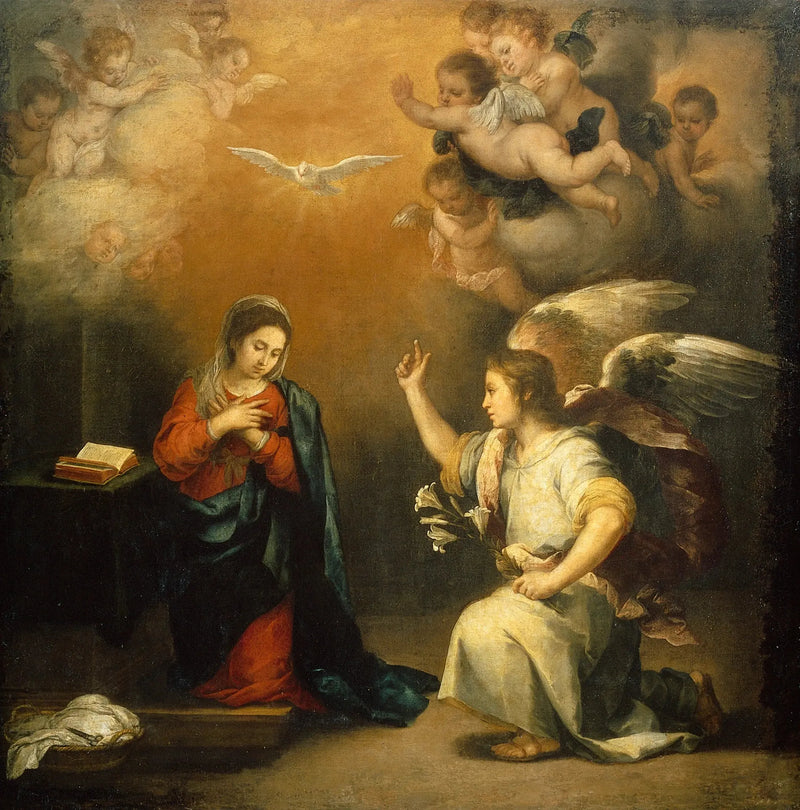 Annonceringen - Bartolomé Esteban Murillo