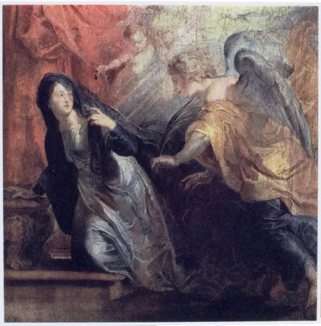 Dødsannonceringen af Jomfru Maria - Peter Paul Rubens