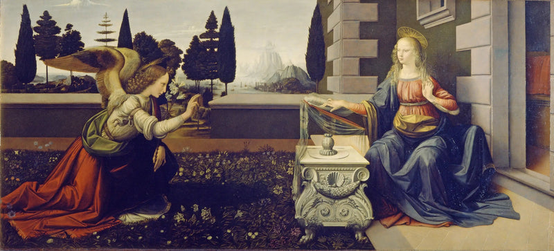 Den hellige bebudelse af San Martino - Leonardo da Vinci