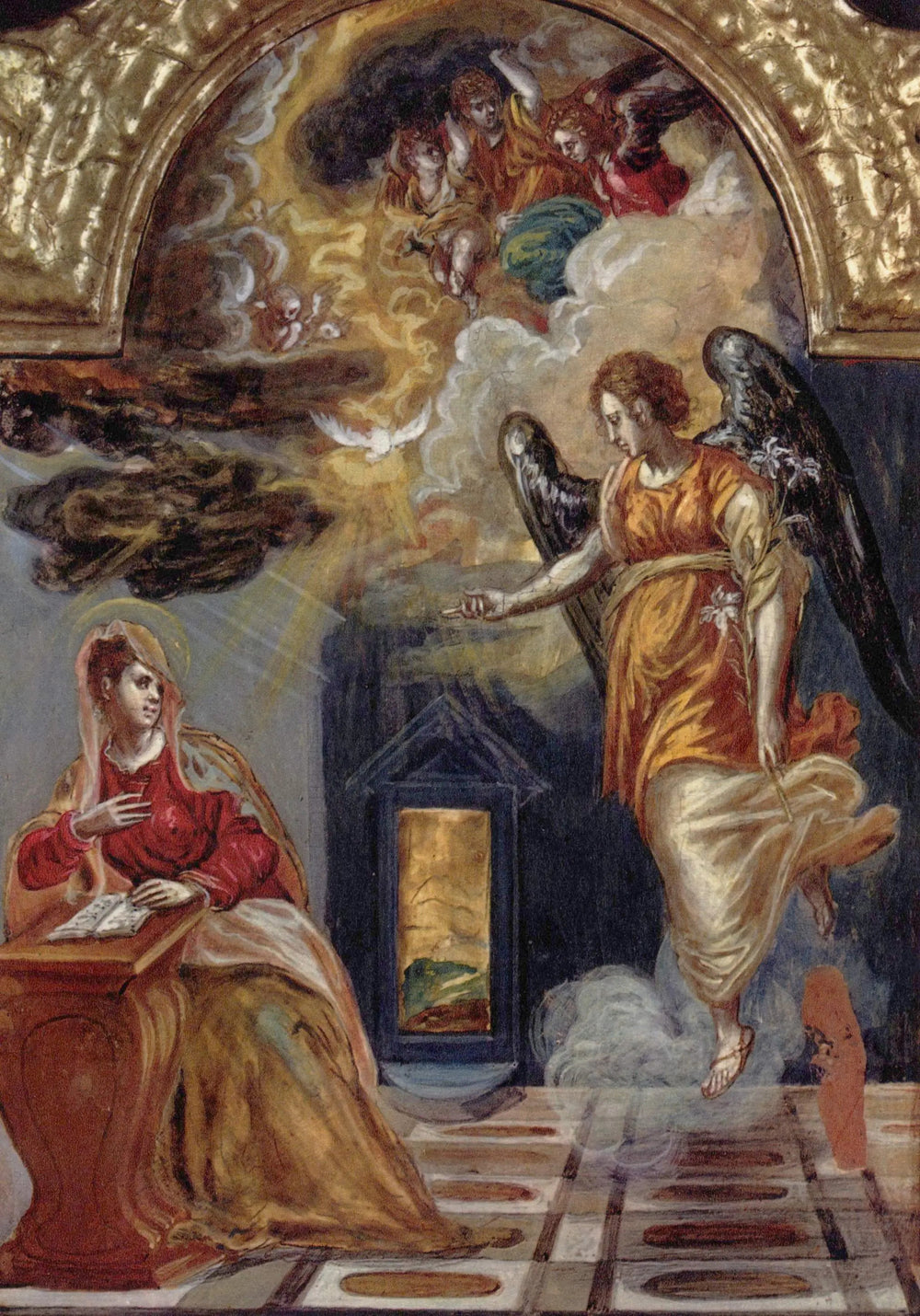 L'Annonciation - El Greco image 1 reproduction réalisée par Alpha Reproduction