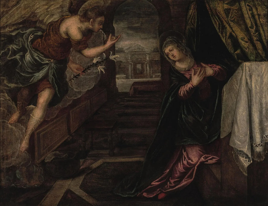 L'Annonciation - Jacopo Tintoretto image 1 reproduction réalisée par Alpha Reproduction