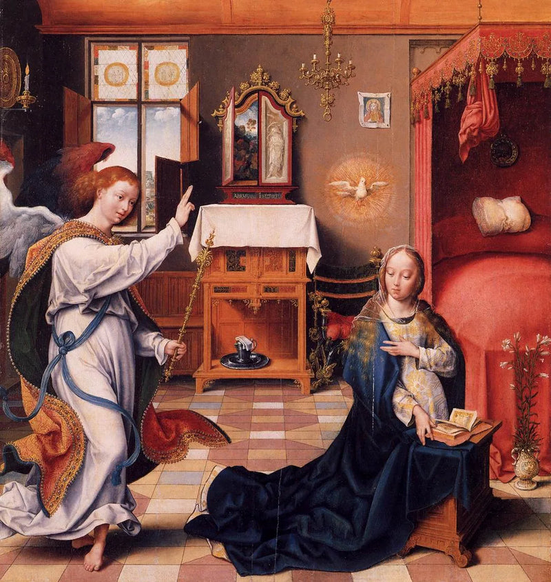 Annonceringen. - Joos van Cleve
