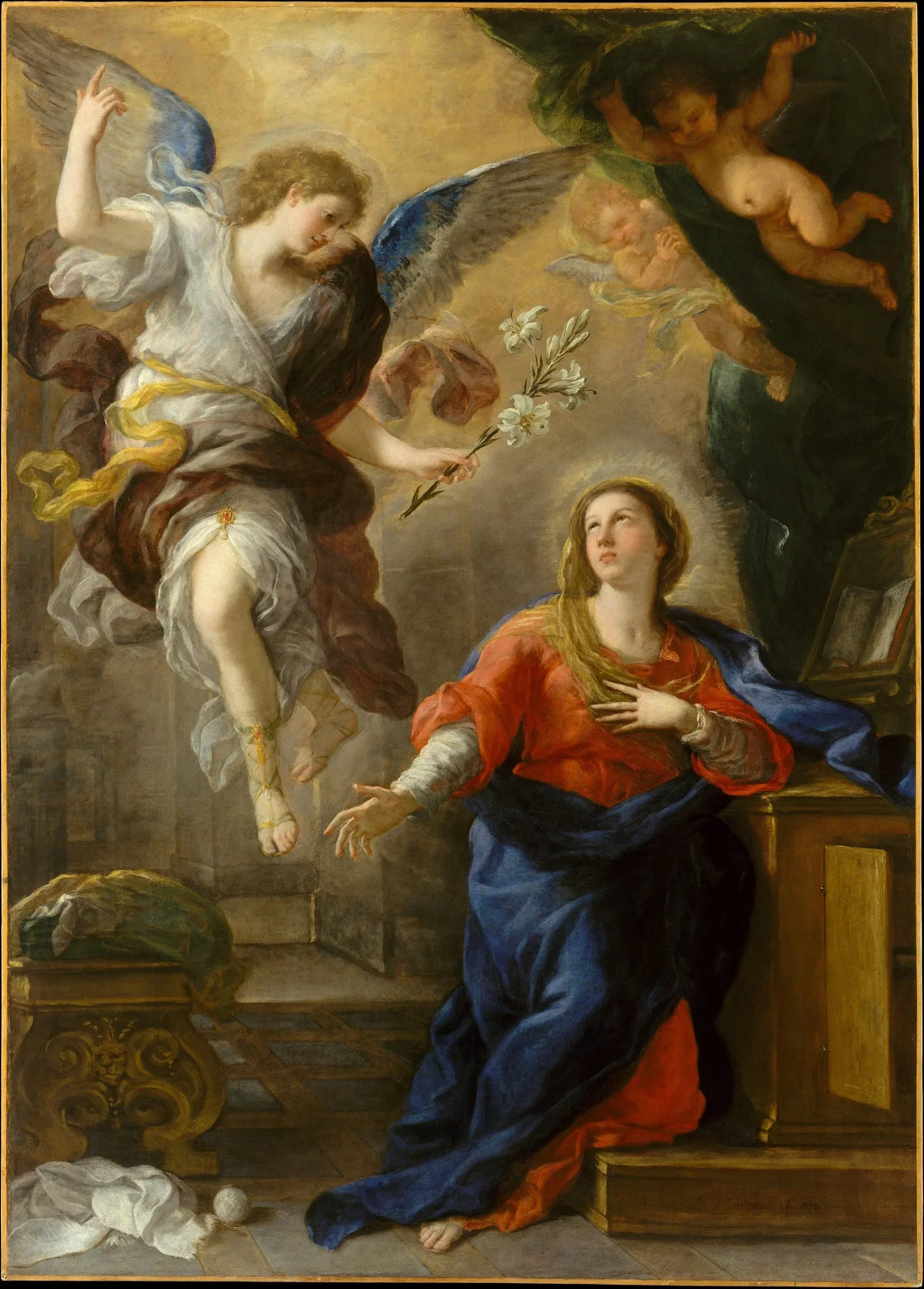 Annonceringen - Luca Giordano