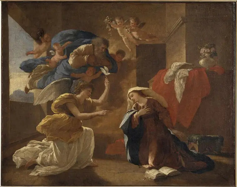 Annonceringen - Nicolas Poussin
