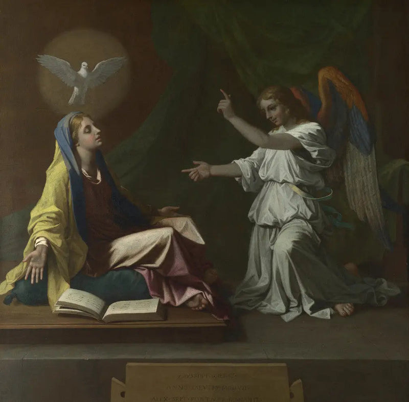 Annonceringen - Nicolas Poussin