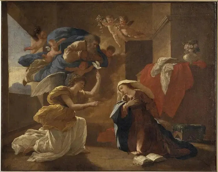 Annonceringen - Nicolas Poussin