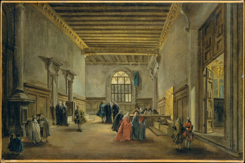 Antichambre de Sala del Maggior Consiglio - Francesco Guardi