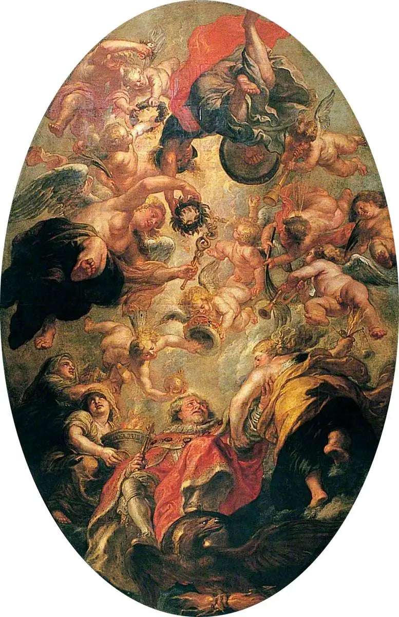 Apoteosen af Jacques I - Peter Paul Rubens