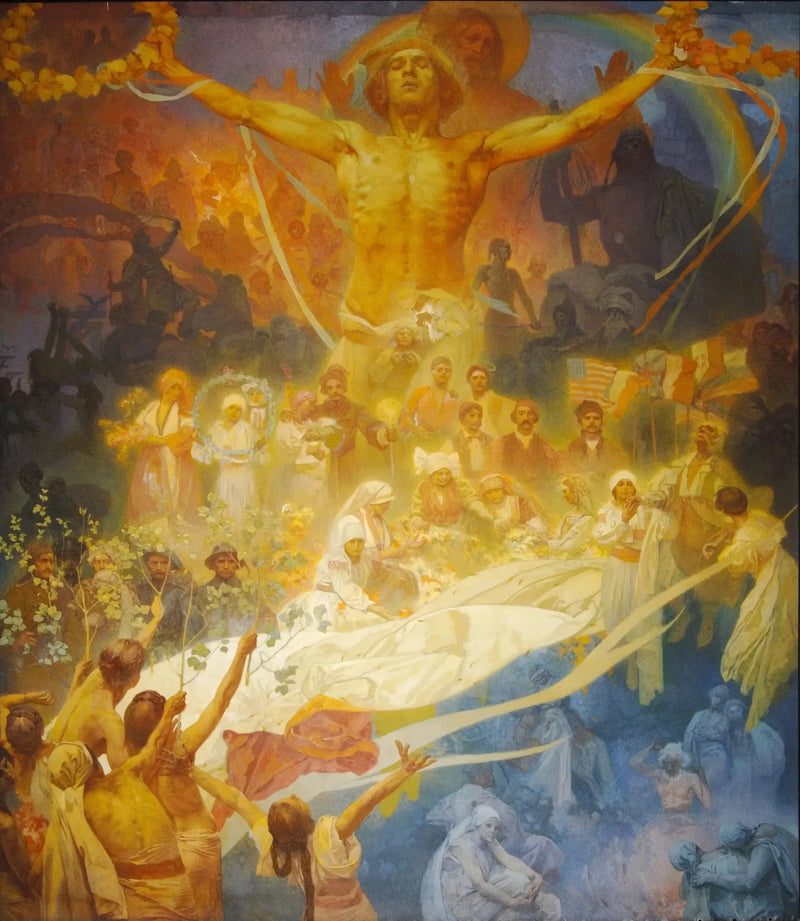 Slavernes Apoteose - Alphonse Mucha