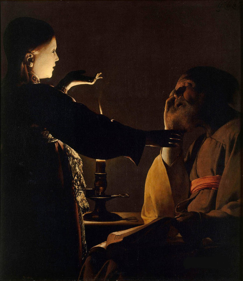Englenes åbenbaring for Josef - Georges de La Tour