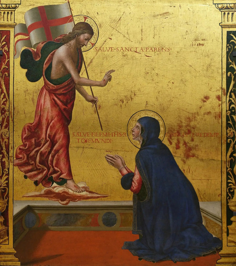 Kristi åbenbaring for Jomfruen - Domenico Ghirlandaio