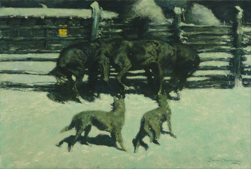 Hjælpens kald - Frederic Remington