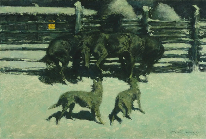 Hjælpens kald - Frederic Remington