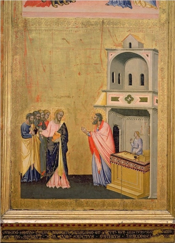 Sankt Matthæus' kald - Jacopo di Cione