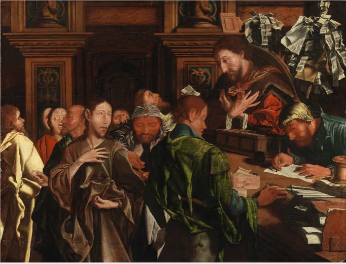Sankt Matthæus' kald. - Marinus van Reymerswale