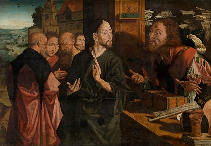 Saint Matthæus' kald - Marinus van Reymerswale