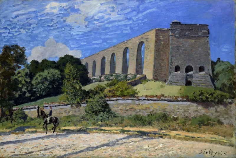 Marly-akvadukten - Alfred Sisley