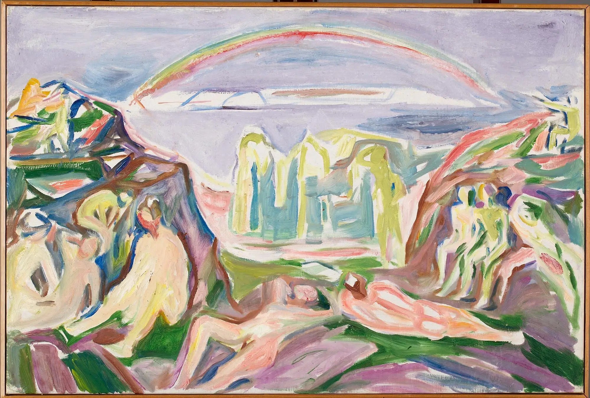 L'Arc-en-ciel - Edvard Munch image 1 reproduction réalisée par Alpha Reproduction