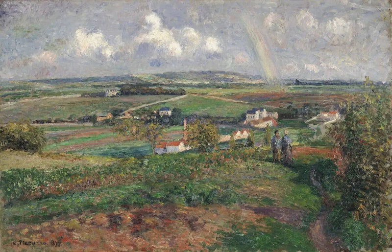 Regnbuen, Pontoise - Camille Pissarro