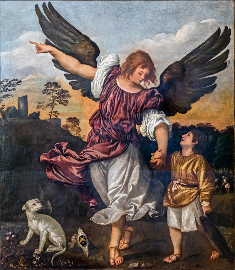 Arkangelen Raphael og Tobi - Titian