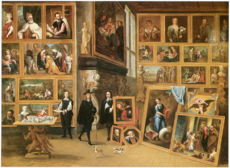 L'Archiduc Léopold-Guillaume dans sa galerie à Bruxelles - David Teniers den Yngre