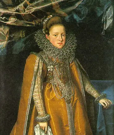 ærkehertuginde Marie-Madeleine af Østrig - Frans Pourbus den Yngre