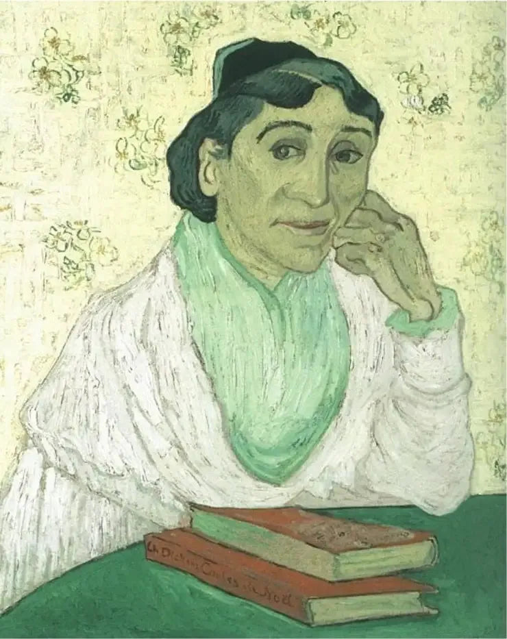 L'Arlésienne - Vincent van Gogh image 1 copie peinte à la main à l’huile