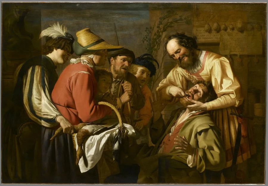 Tandtrækker - Gerrit van Honthorst