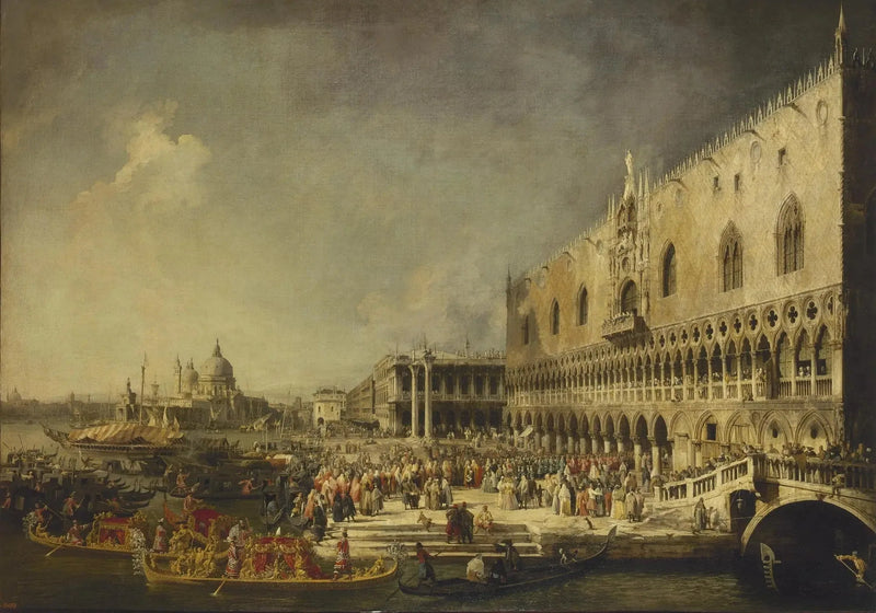 Den Franske Ambassadørs Ankomst til Venedig - Canaletto