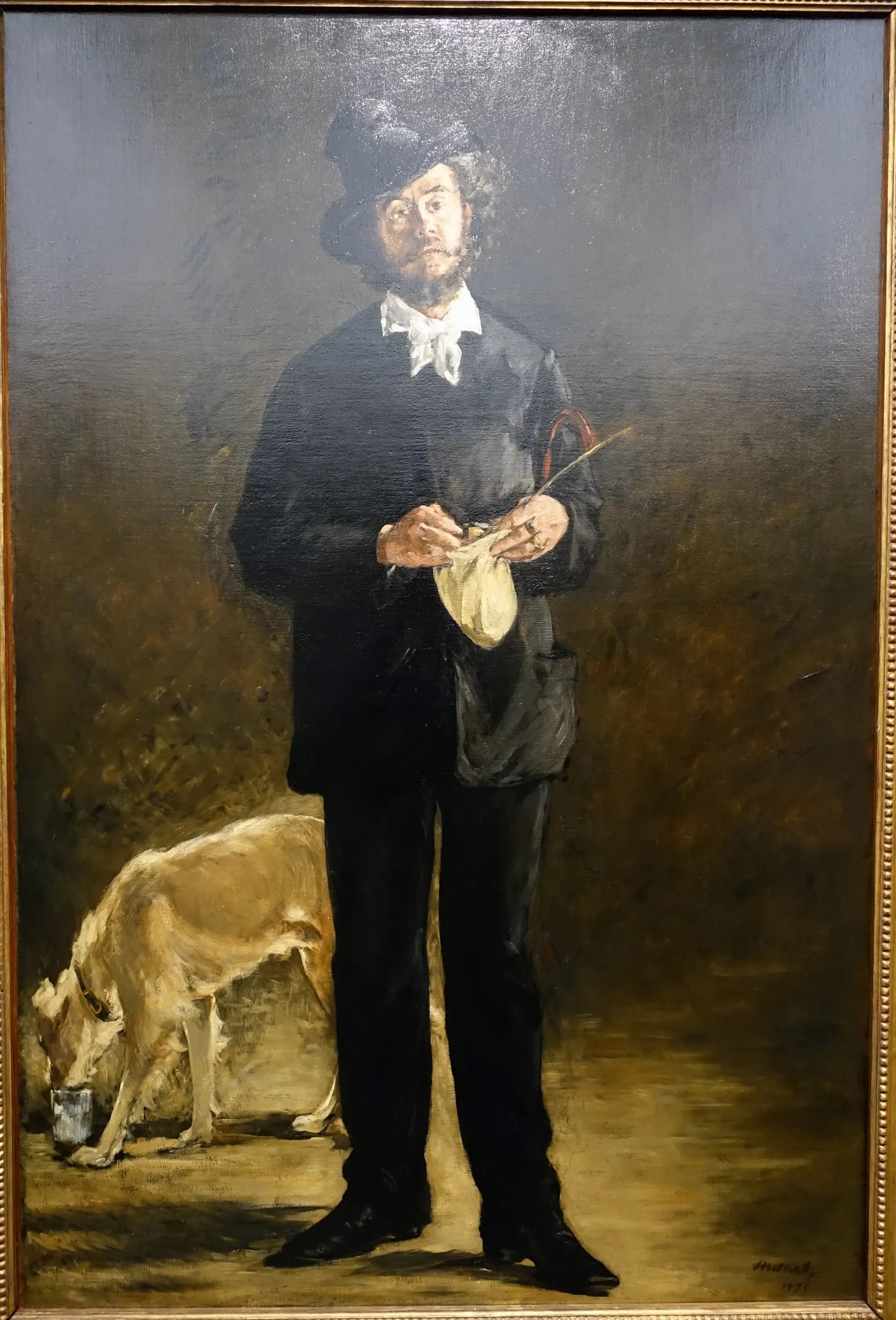 Reproduction du tableau « L’artiste - Édouard Manet » par Alpha Reproduction en peinture à l’huile
