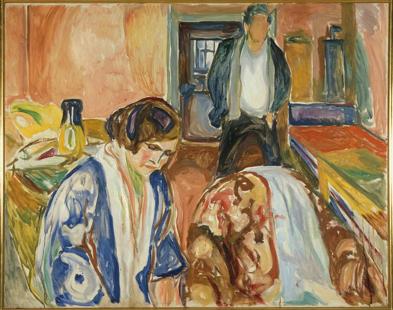 Kunstneren og hans model - Edvard Munch