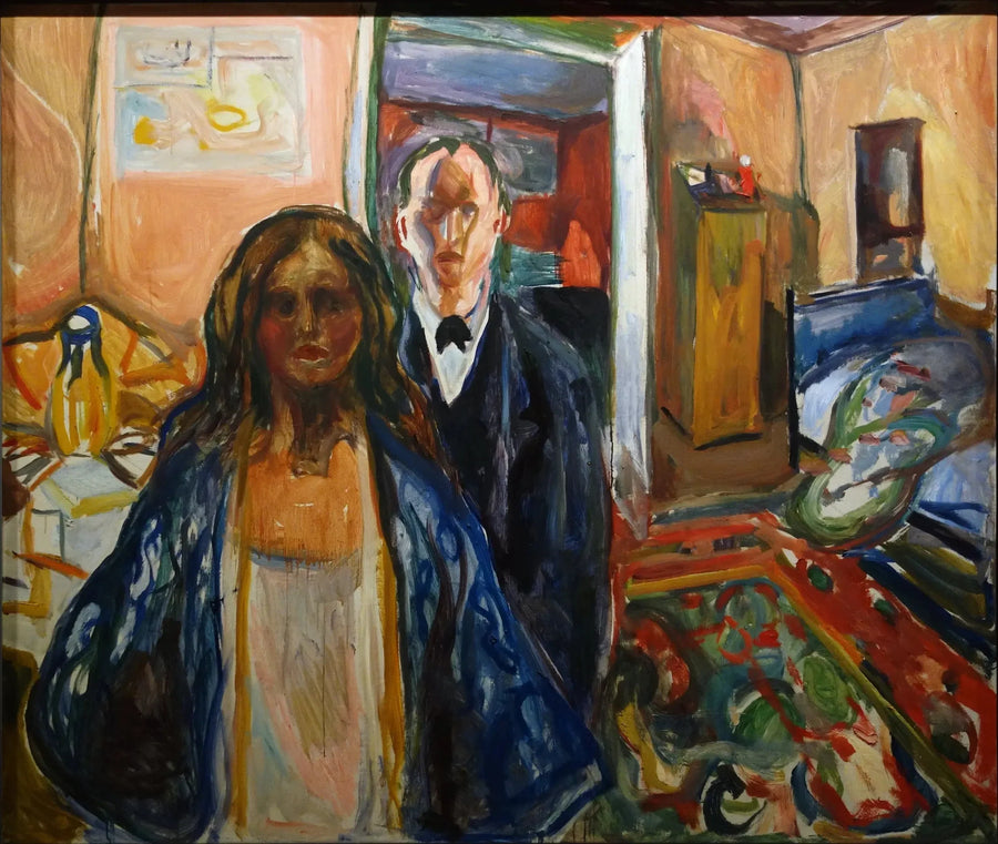Kunstneren og hans model - Edvard Munch