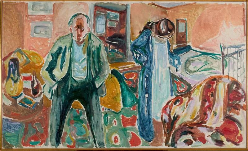 Kunstneren og hans model - Edvard Munch