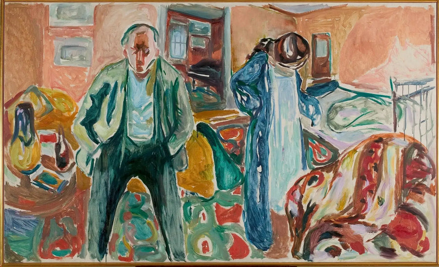 Kunstneren og hans model - Edvard Munch