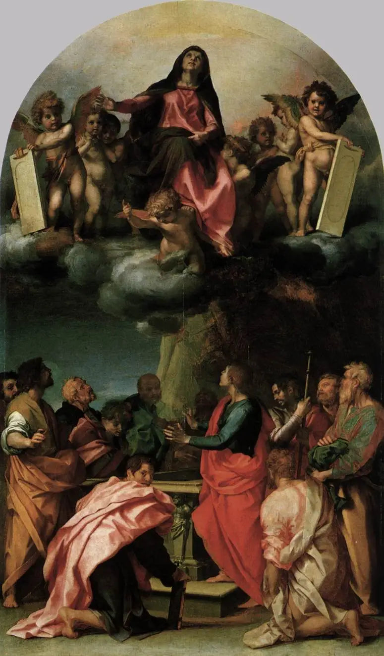 Jomfru Marias Antagelse - Andrea del Sarto