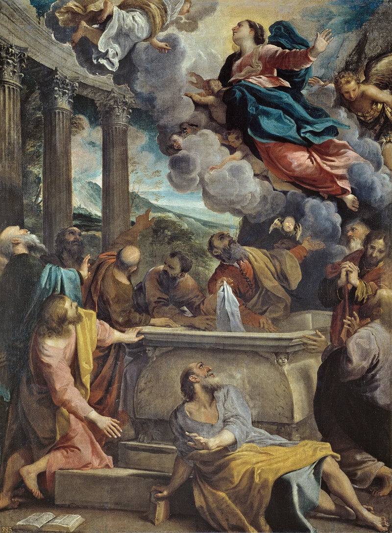 Jomfru Marias Antagelse - Annibale Carracci