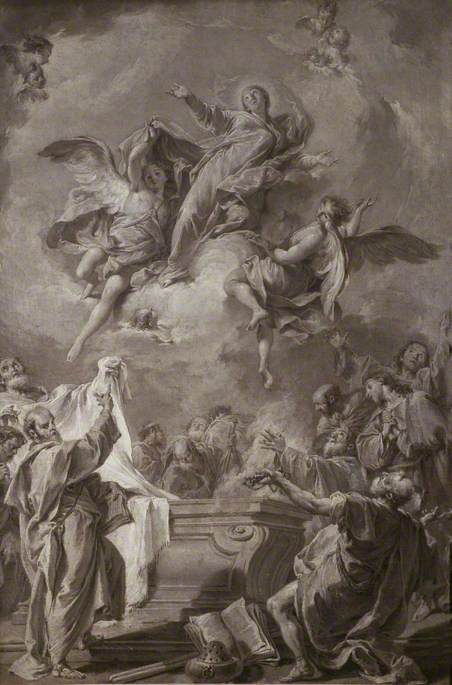 Jomfru Marias Himmelfart - Giovanni Battista Pittoni